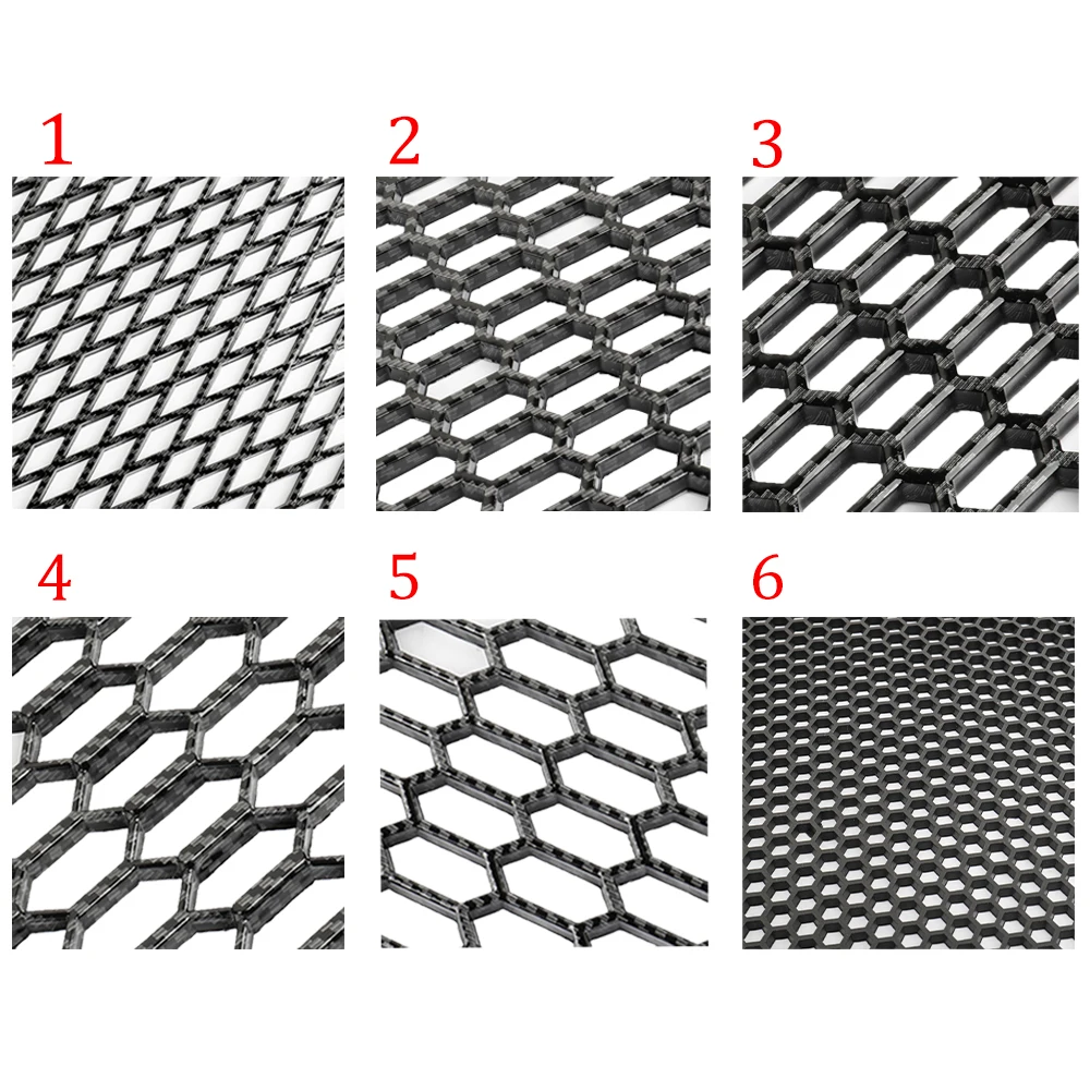 Universal Racing Abs Honeycomb Plastic Car Front Grill Grille Guard Mesh