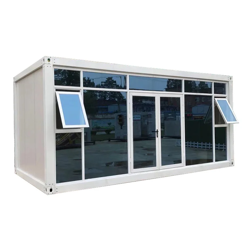 20ft 40ft glass foldable container house prefab cheap modern folding container housing units for sale