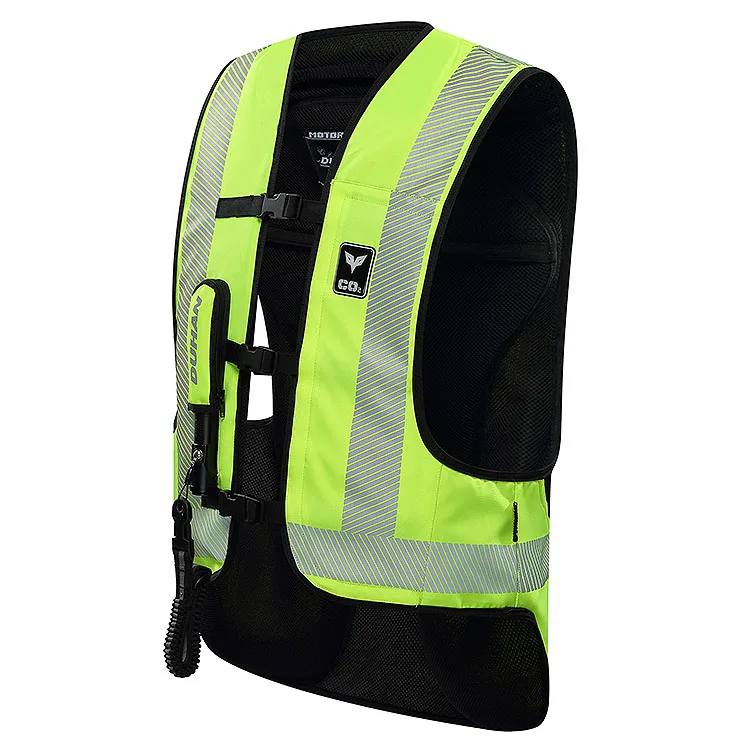 DUHAN Hi Vis Moto Подушка без рукавов куртка надувной мотоцикл жилет с воздушной