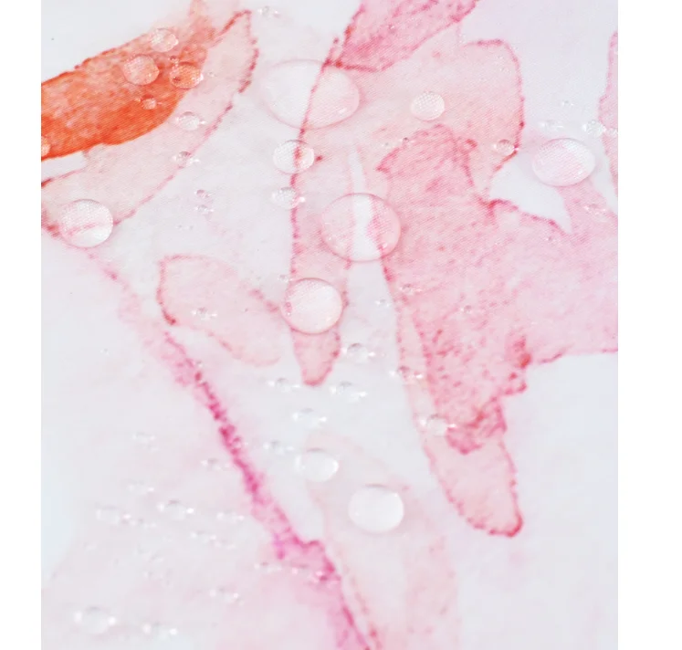 
digital printing waterproof sets shower curtain set 4 pcs for bathroom 