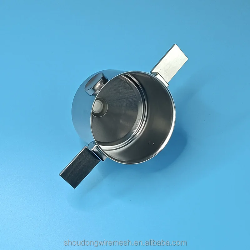 304 из нержавеющей стали двухслойный фильтр для кофейной воронки многоразовый безбумажный складной кофе с двумя ушками