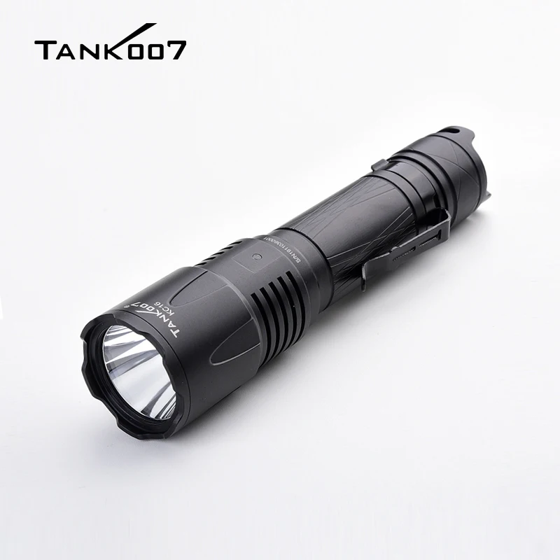 Tank007 KC16 Custom Logo Flashlight Super Bright tactical flashlight Led Torch rechargeable Linterna led flashlight factory