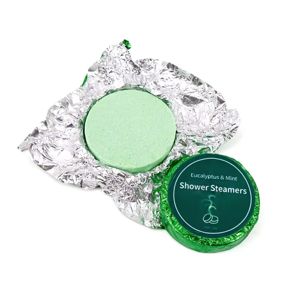 Bodynurse Vegan Essentl Oil shower bomb Aromatherapy Eco-friendly eucalyptus Bag shower steamers for bath and body fizzy steamer