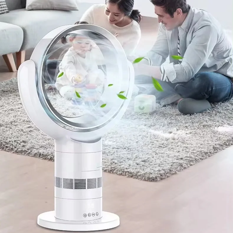 Guangdong Factory Supplier Wholesale Price New Electric Table Fan Portable 58cm Height ABS Material Bladeless Small table fan