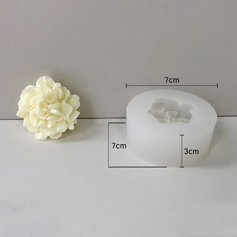 New Flowers Candle  Silicone Molds For Wholesale  DIY Food Grade 3D Handmade  Scented Soap Drip Mold