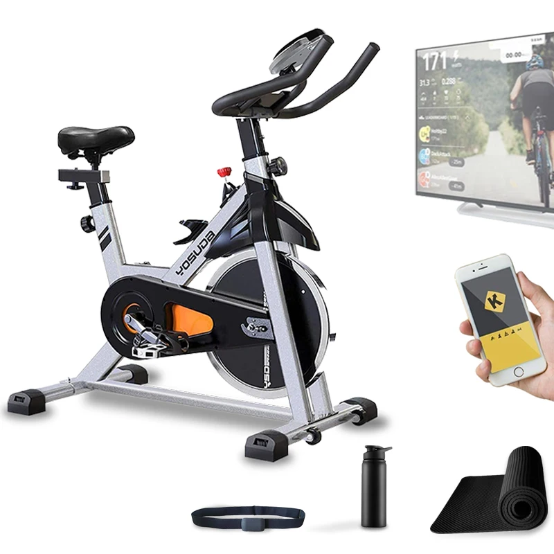 Commercial indoor cycling training spin bikes High quality static bluetooth exercise bikes