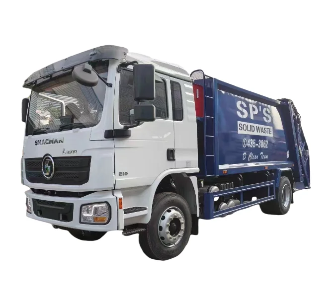 shacman 4*2 compacted garbage truck High quality shacman 14 ton compactor garbage truck price