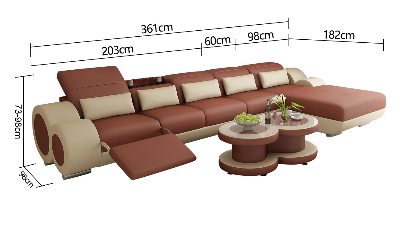 Kids Multifunctional Pull Corner Folding Sofa Bed with Sopha Set Modern Luxury Coffee Table Sofa Chair Set Living Room Furniture