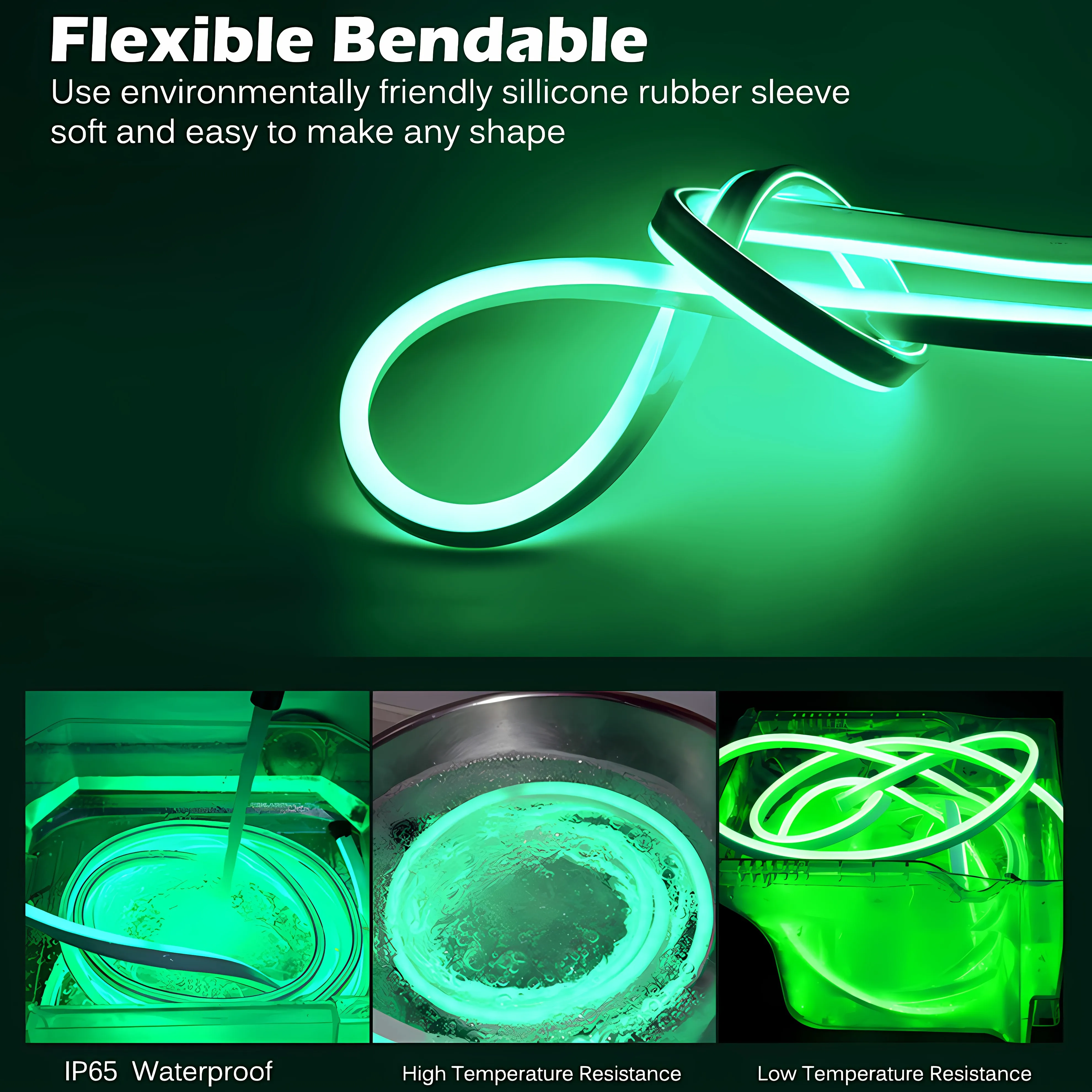 6*12Mm 12V 24V Neon Lights Led Strip Light 1Cm 2.5Cm Silicon Flexible Waterproof Custom Led For Neon Signs Neon Lights