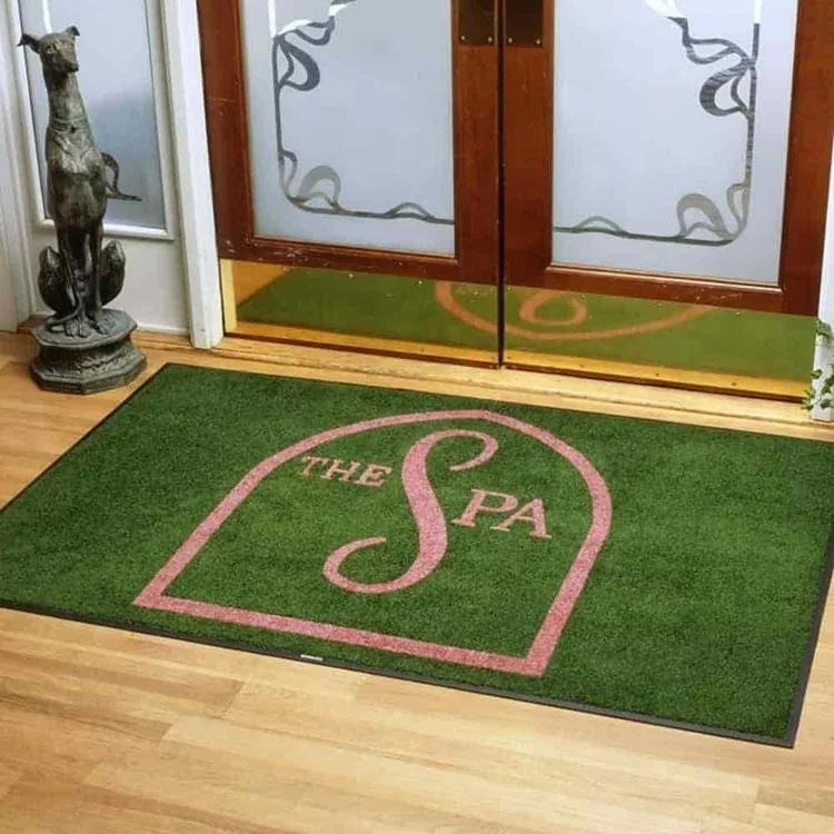 Commercial non-Slip Rubber Indoor Outdoor Welcome Custom Logo Door Mat