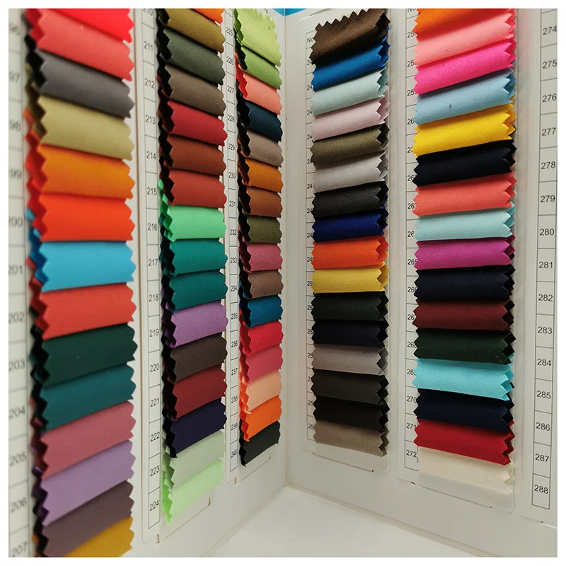 100% Polyester Fabric Twill Weave Peach Skin for