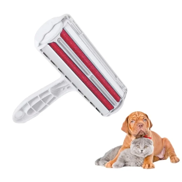 Potable Self-Cleaning Pet Hair Remover Lint Roller Remove Lint Pellet From on Clothes Dog Cat Fur Roller