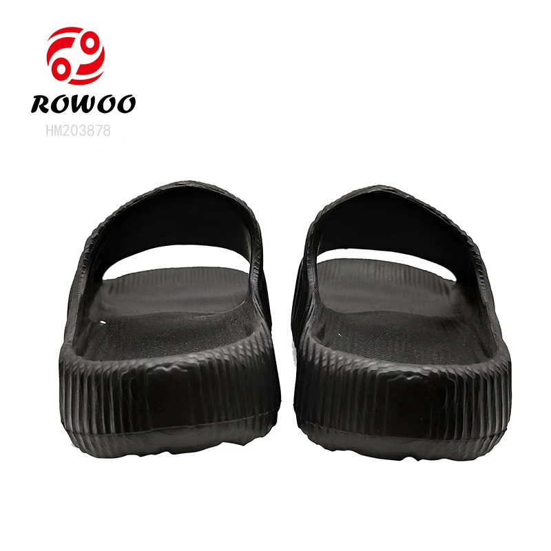 Wholesale Simple Women Men Soft Sole Light Eva Slipper Indoor and Outdoor Summer Beach Custom Logo Slides