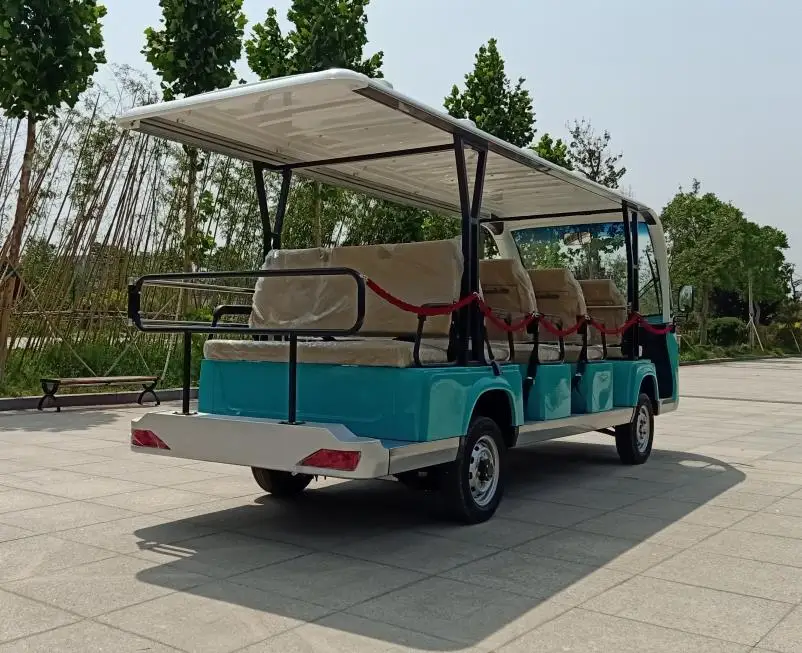 Qingdao Supplier Hot Sale 14 Seat Electric Mini Sightseeing Bus