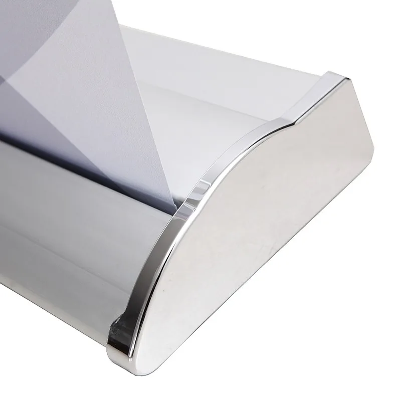 Алюминиевая широкая металлическая фоновая панель полная коробка 4 шт. рекламный стенд роликовый баннер
