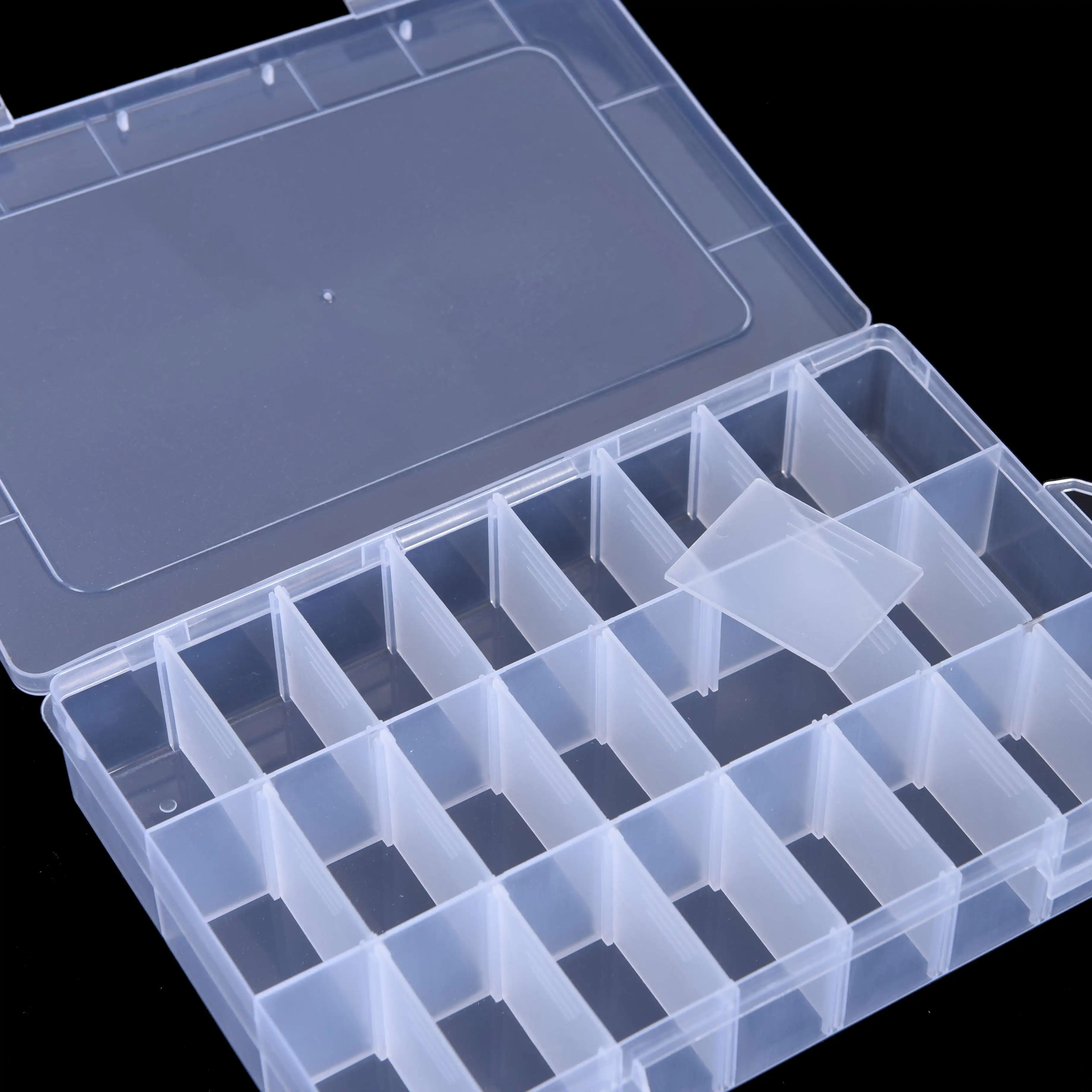 Hot Sell Pp Clear Organizer Packaging Recyclable Durable Transport Plastic 6 8 15  31 36 Slots Packing Box
