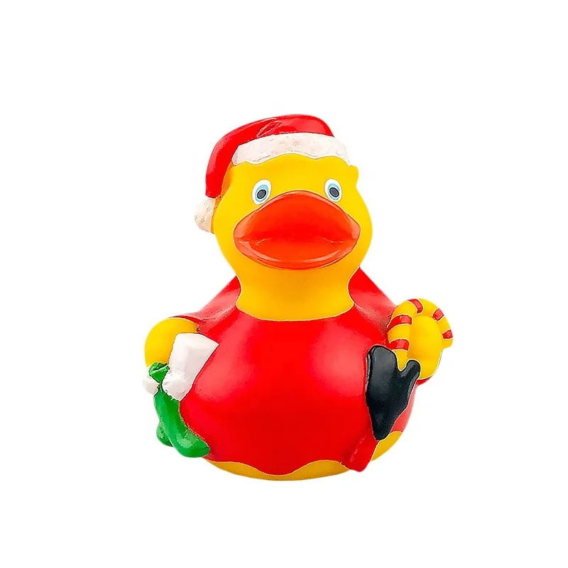 Promotion Soft OEM Scream Squeaky Rubber Baby Gold Bath Duck Toy