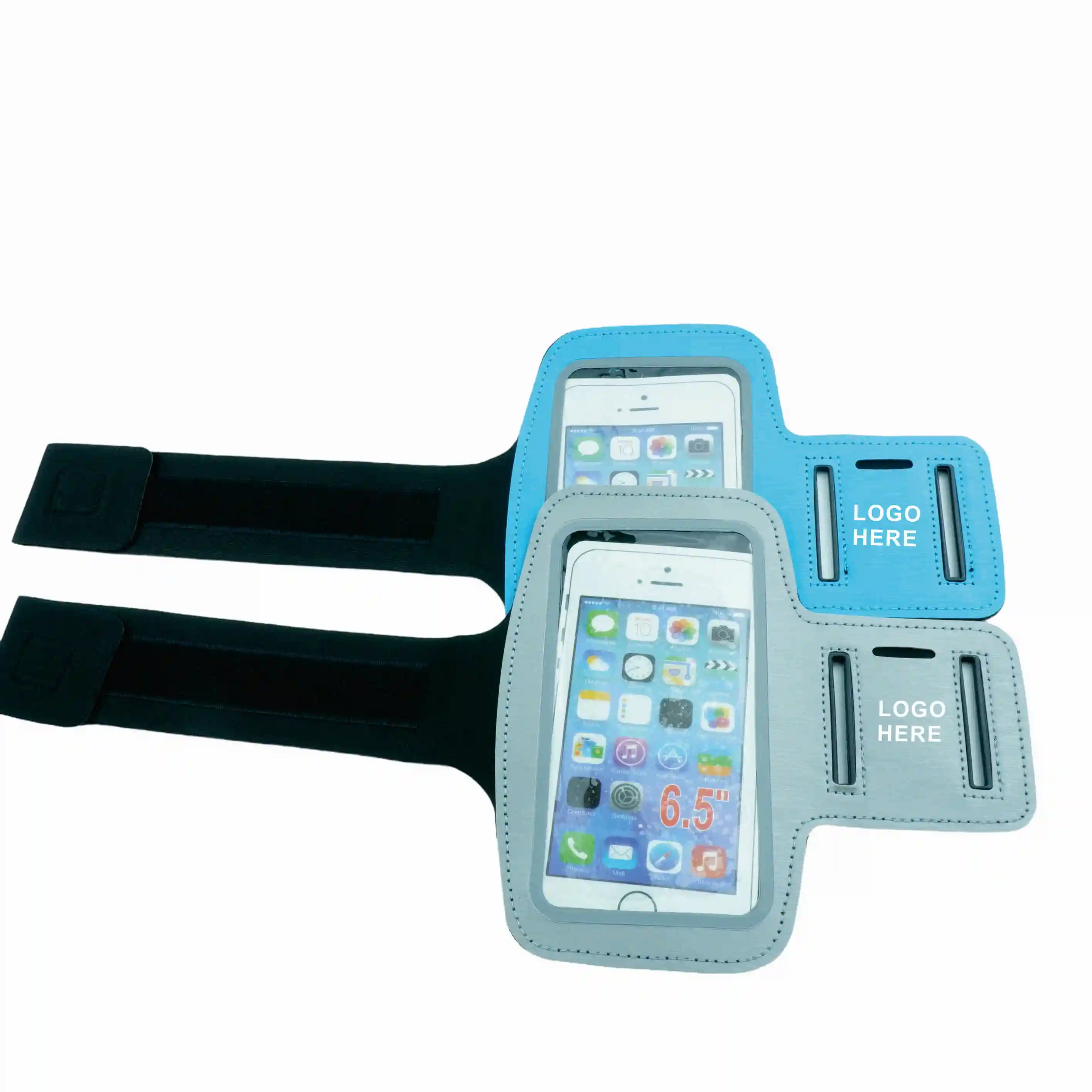Cheap Promotional Reflective Cellphone Gym Armband Mobile Bag For Mobile Phone Custom Running Sport Neoprene Armband