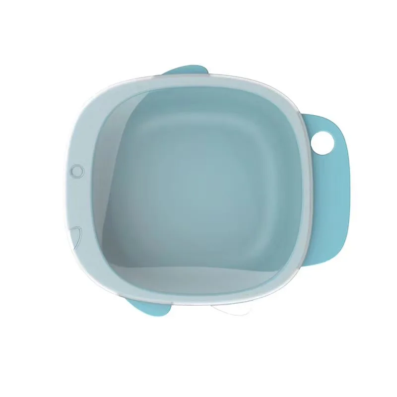 New Arrival Non-toxic Food Grade Baby Training Feeding Bowl with Lid Cover Kids Large Plastic Fish Bowl Infant Soup Bowl
