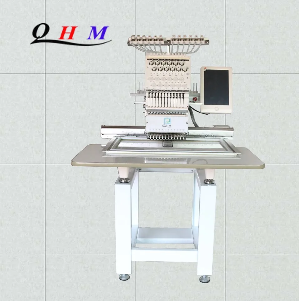  QHM одиночная головка 3D швейная вышивальная машина melco Коммерческая для