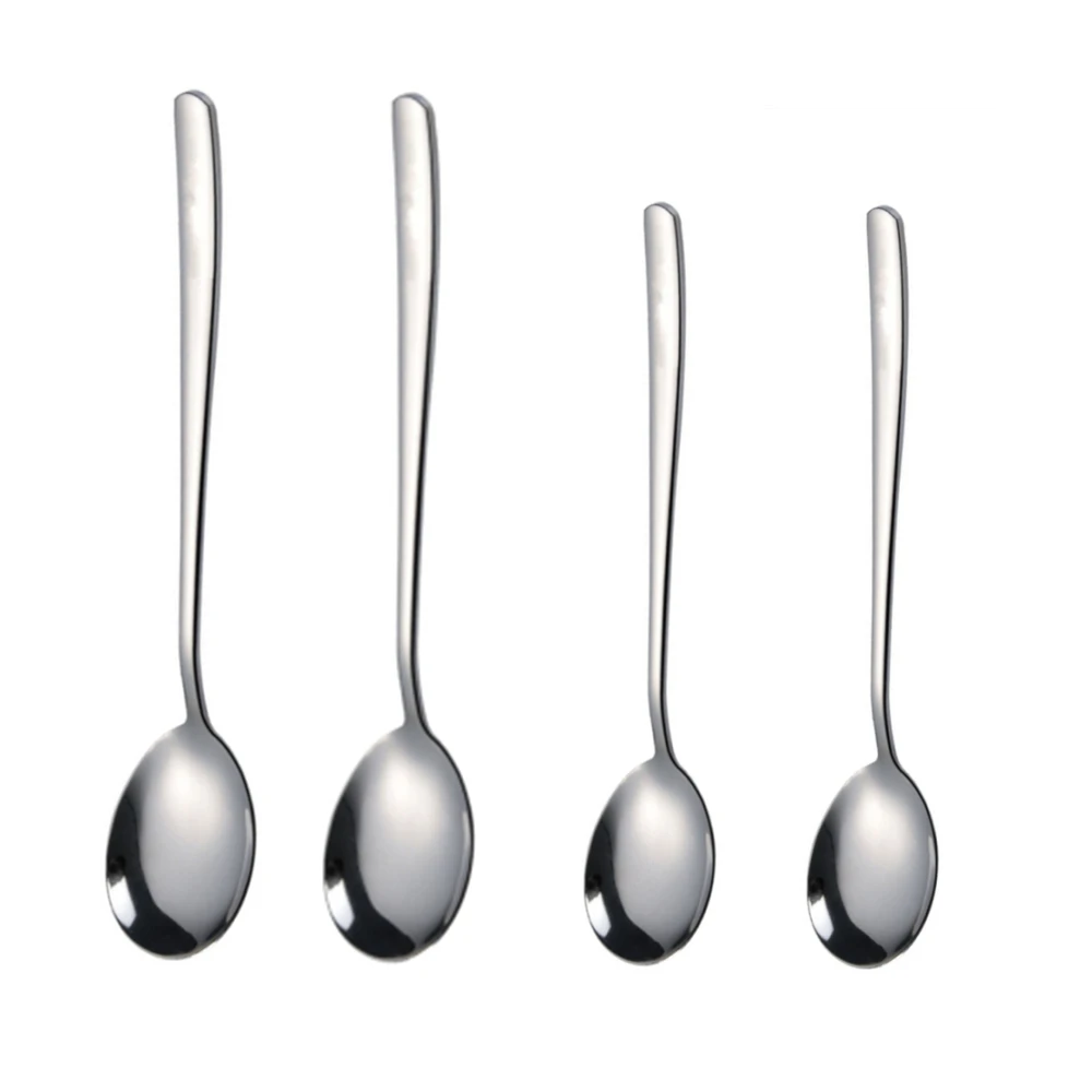 Manufacturer Wholesale Stainless Steel Cutlery Gold Silver Utensil Cooking Kitchen Eating Dessert Dinner Spoon Set