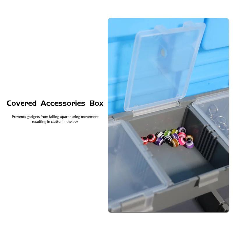 Custom Manufacturer Outdoor Plastic Fishing Tackle Box Fishing Tool Box Lure Hook Boxes