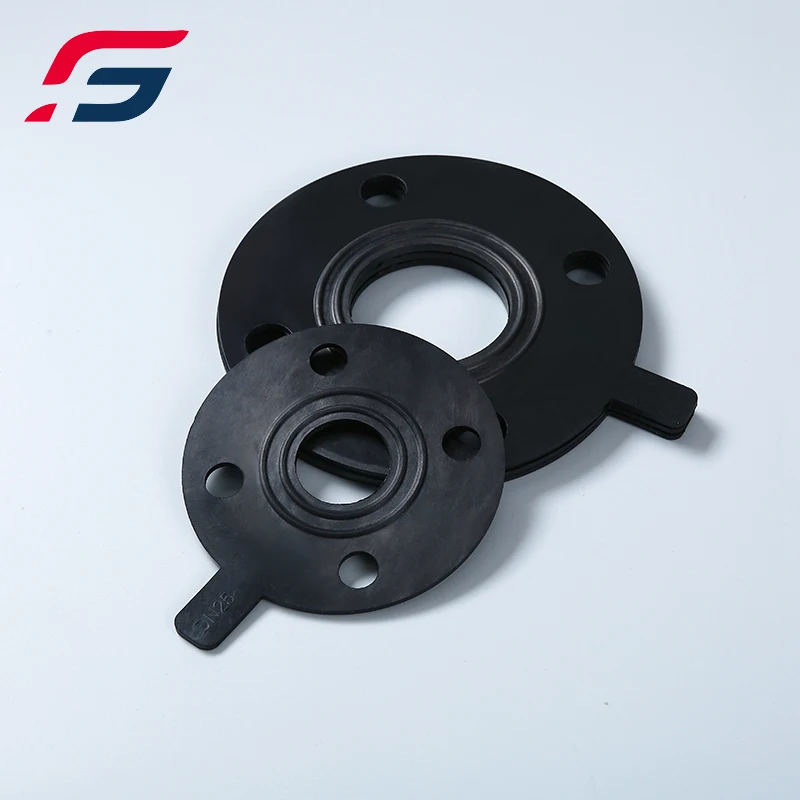 Custom flat O ring washer FF Nitrile silicone rubber washer rubber Gasket with bolt holes