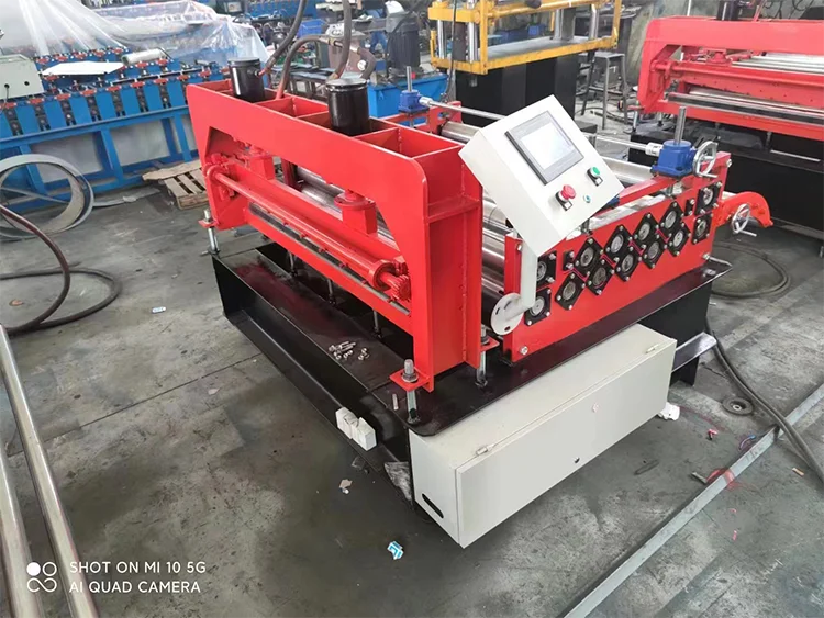 Hydraulic metal coiling straightening leveling cutting machine thin coil decoiler straightener slitting machine
