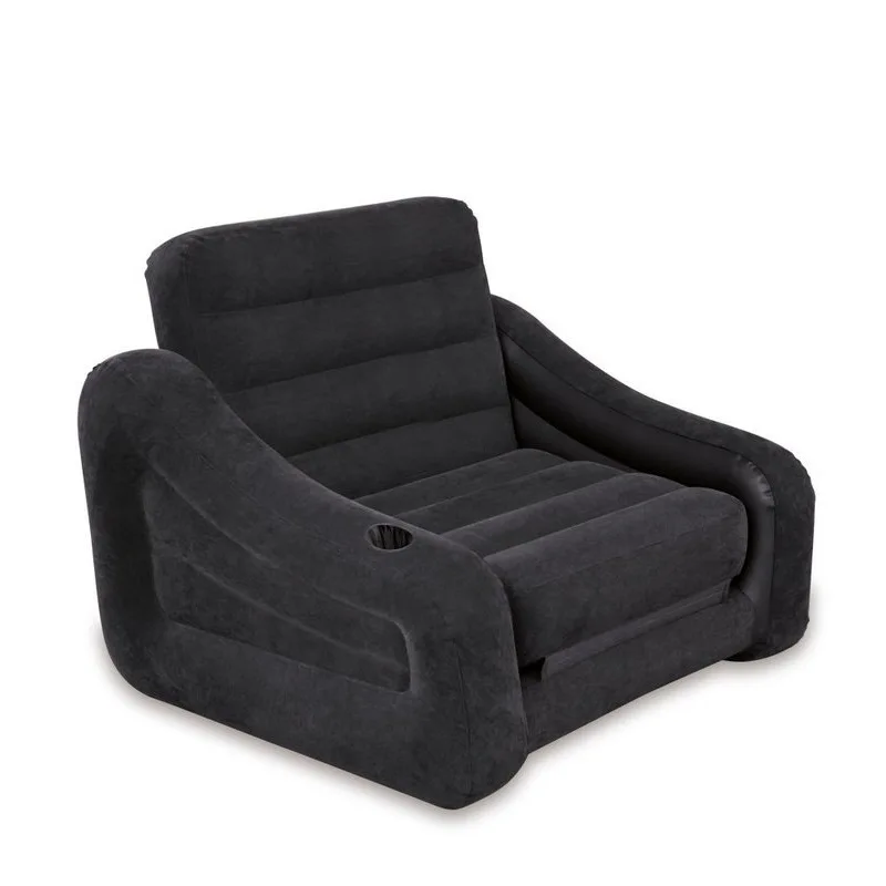 Two layers inflatable bed mattress and double lounge inflatable air mattress