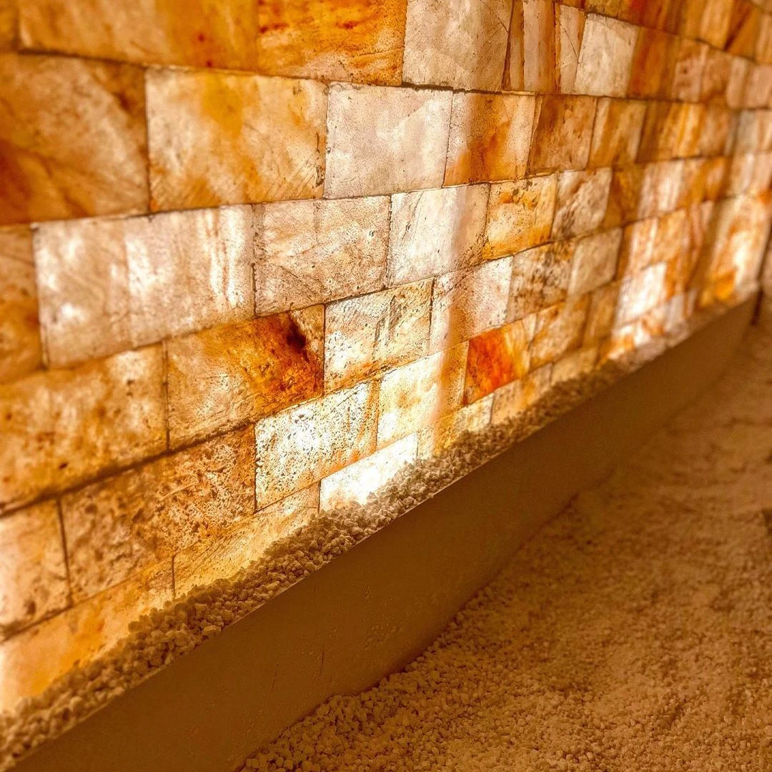 Himalayan Salt Blocks Spa Room Salt Tiles Natural Craft Real Estate Construction 20*10*5cm Himalaya Salt Bricks from China