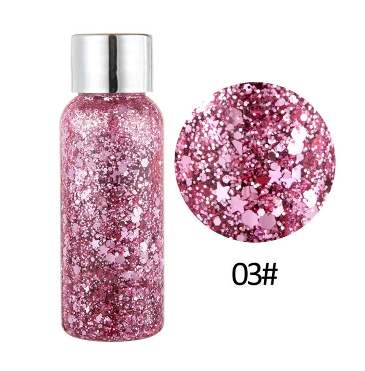 
New Colors Mixed Glitter Powder For Nail Glitter Dip Powder Face Body Sparkly Bulk Glitter 