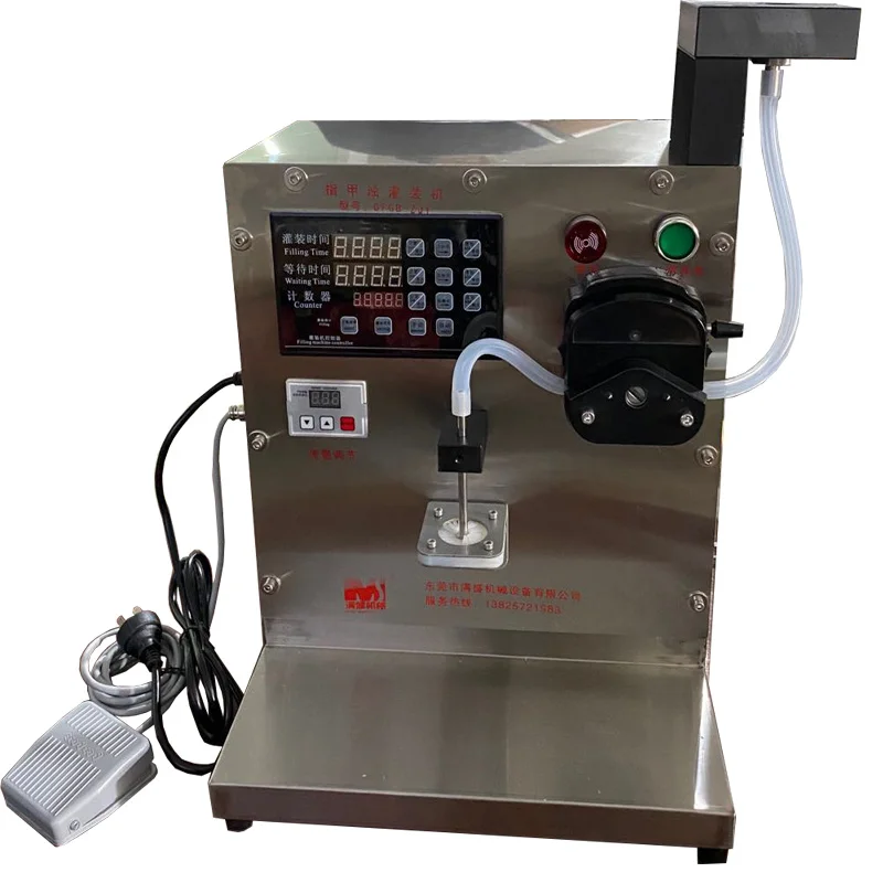 Mini 5ml Small Bottle Filling Machine Semi-automatic Nail Polish Filling machine