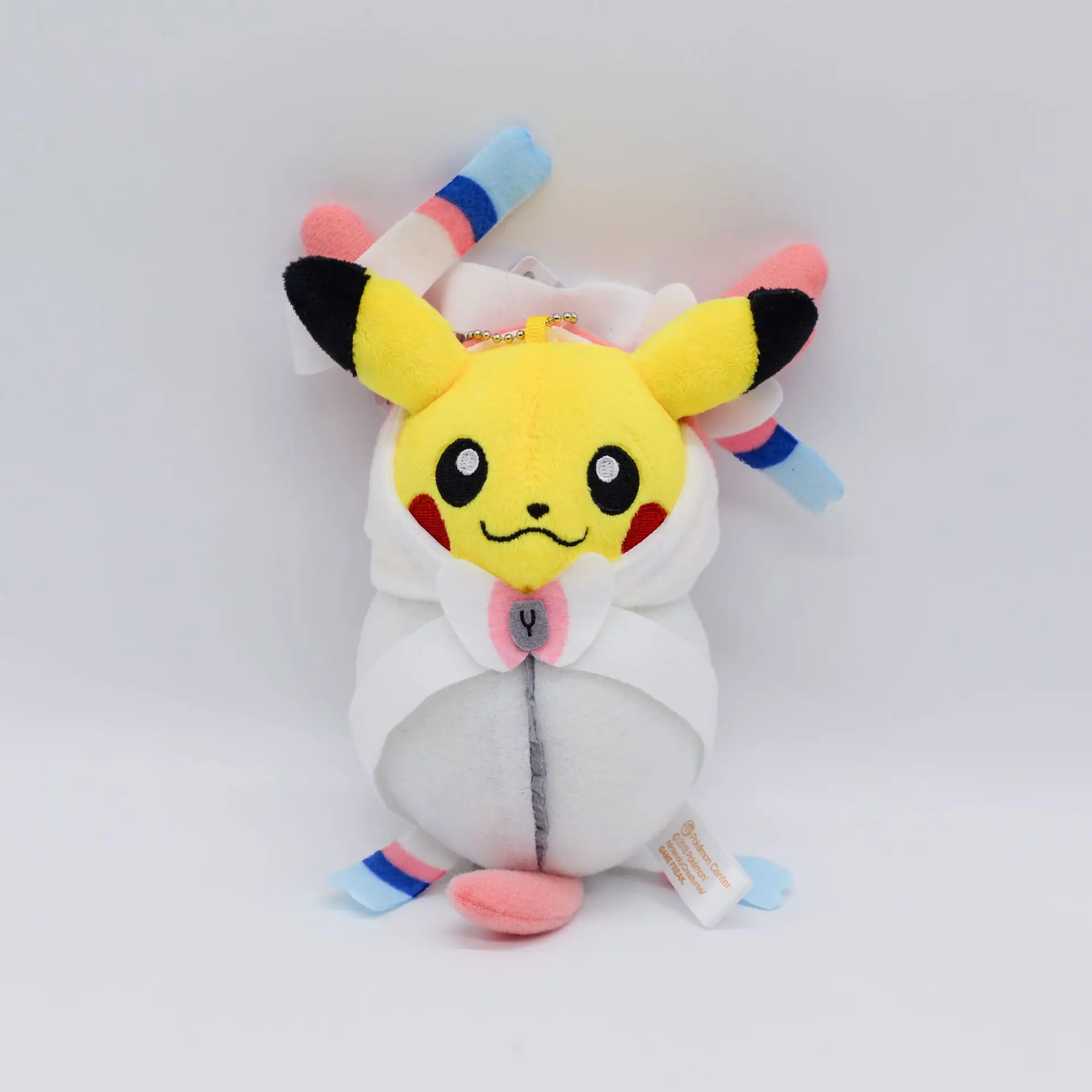 Japan Tokyo PokemonE sleeping bag Pikachu turned Ibrahimovic plush pendant PokemonE plush toy