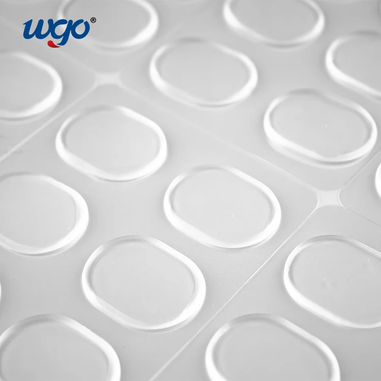 6Pcs/Set New Transparent Snare Drum Mute Pad Drum Damper Gel Pads Snare Tom Drum Muffler Mute Percussion Instrument Accessories