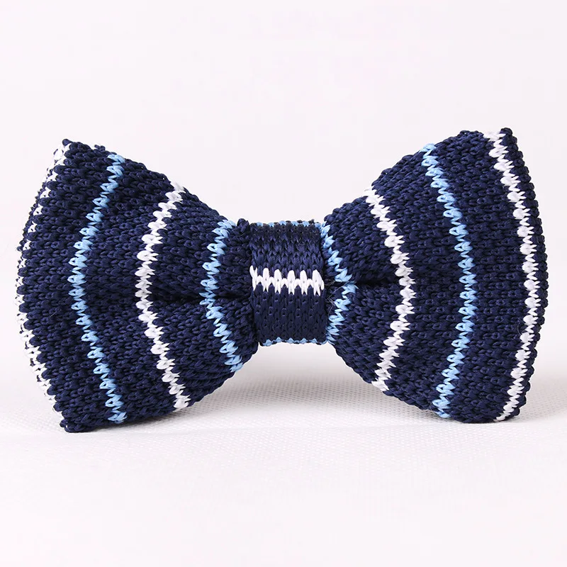 Knitted Bow ties For Men Fashion Neckwear Adjustable Mens tie For Wedding Male Neck Ties For Men Knit Bowtie