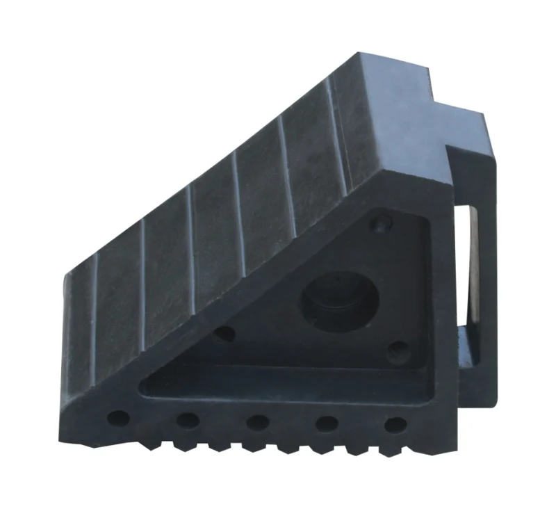 Heavy Duty Safety Wheel Wdge Wedges Parking Pu Plastic Rubber Wheel Chock For Car Truck Aircraft Rv Camper Trailer Garage