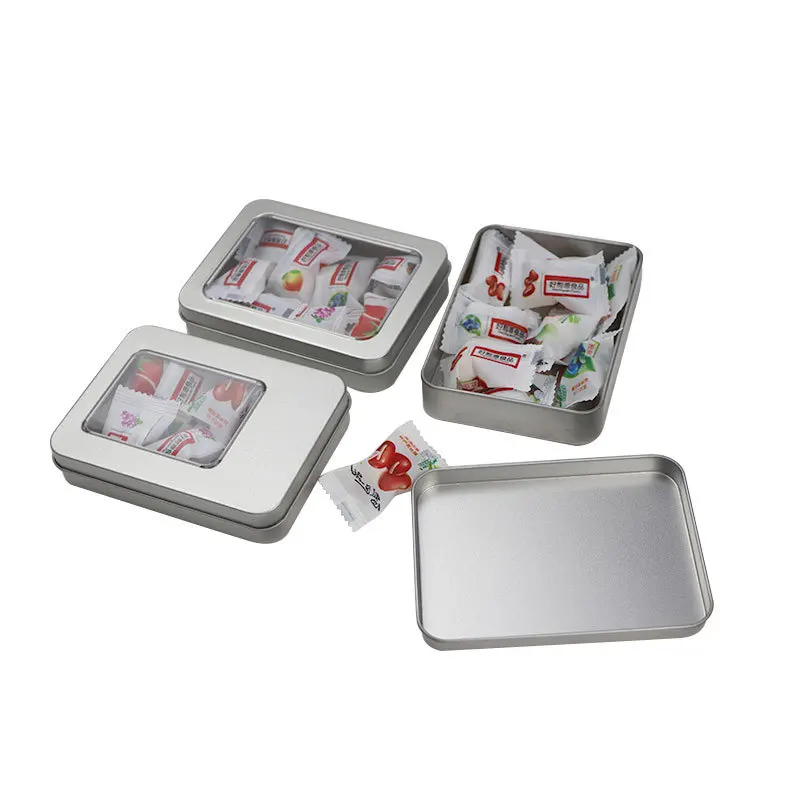 Rectangle Tin Box With PVC Window