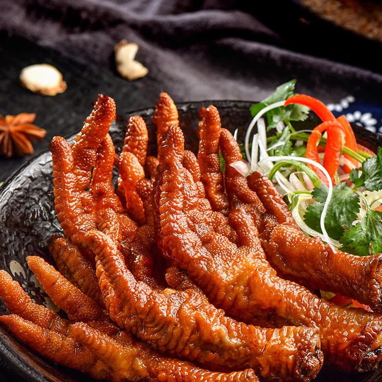 Китайские свежемаринованные куриные ножки приготовленные мясные закуски с