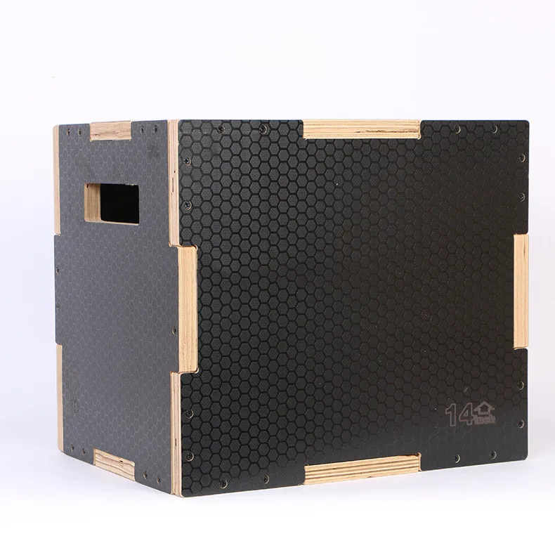 Fitness Custom Color 3 in 1 Wooden Plyo Jump Box For Jumping Exercise