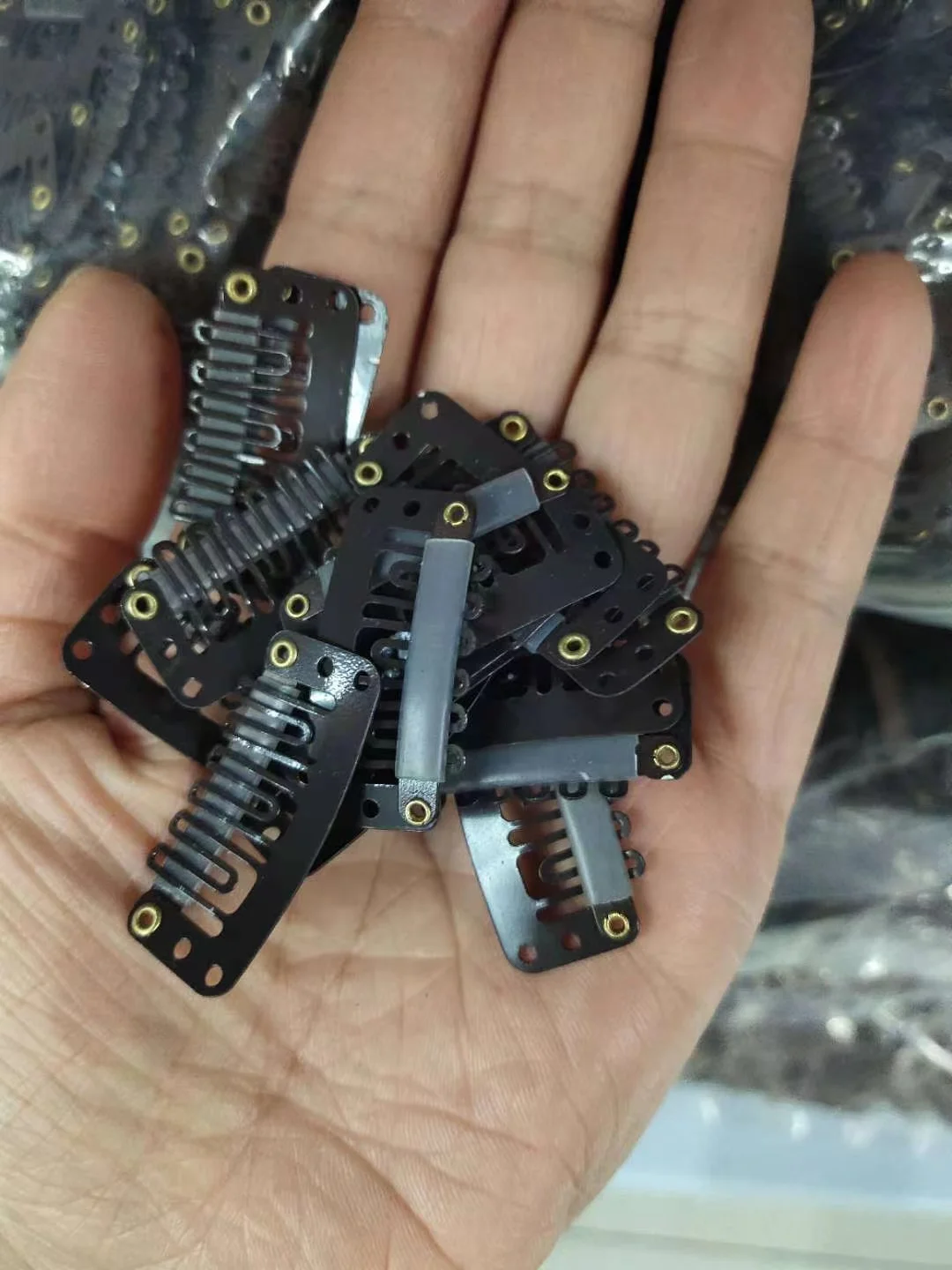 3.2CM U-shape Small Metal Clips 6 Teeth Combs Clips Hair Wig Clips For Human Hair Extensions DIY