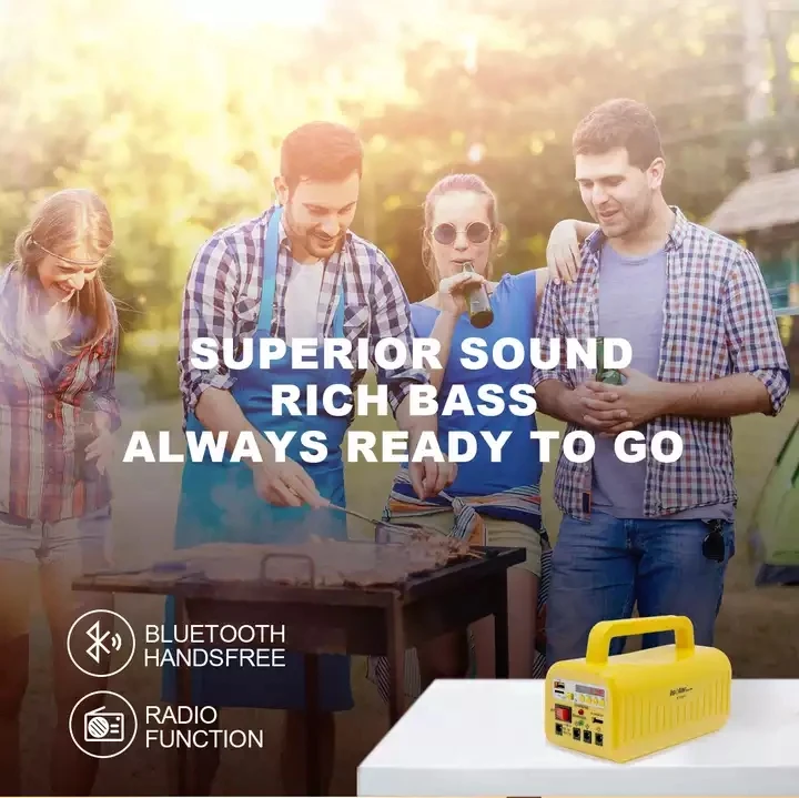 Portable Power Station 4V/8000MAH AC Portable Energy System with USB Power Bank PowerStation and speaker