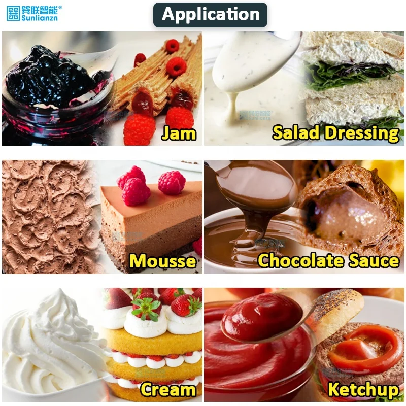 Semi Automatic Sandwich Puff Pastry Birthday Fruit Cup Cake Bread Filling Machine