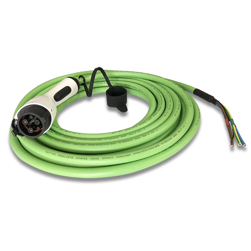 Duosida 16A 32A 40A 50A car charger Plug SAE J1772 Type 1 with Cables EV plug Open End Open side EVSE Charger