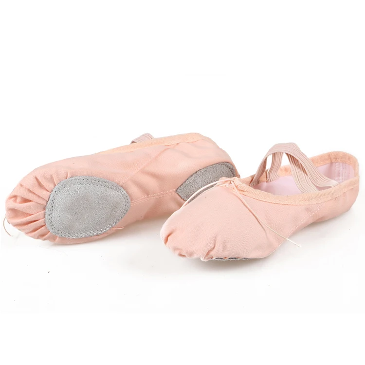Wholesale All Size Gymnastics Girls Ballerina Soft Bandage Fancy Ballet Flat Ballerina Shoes Women Dance