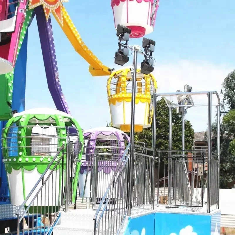 40 kids outdoor christmas mobile amusement facilities balloon ferris wheel