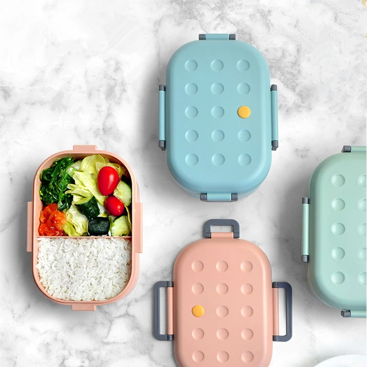 Microwaveable Korean style plastic lunch box for kids and adult lunch box kids