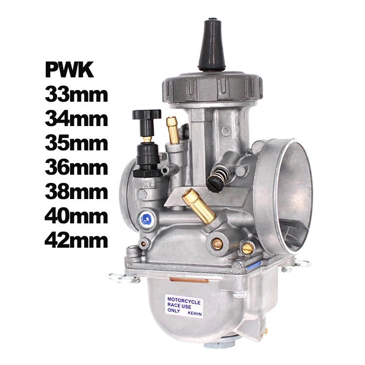 USHI Racing PWK High Power 33mm 34mm 35mm 36mm  40mm 42mm Racing PWK 38mm Motorcycle Carburetor For Keihin Honda Yamaha