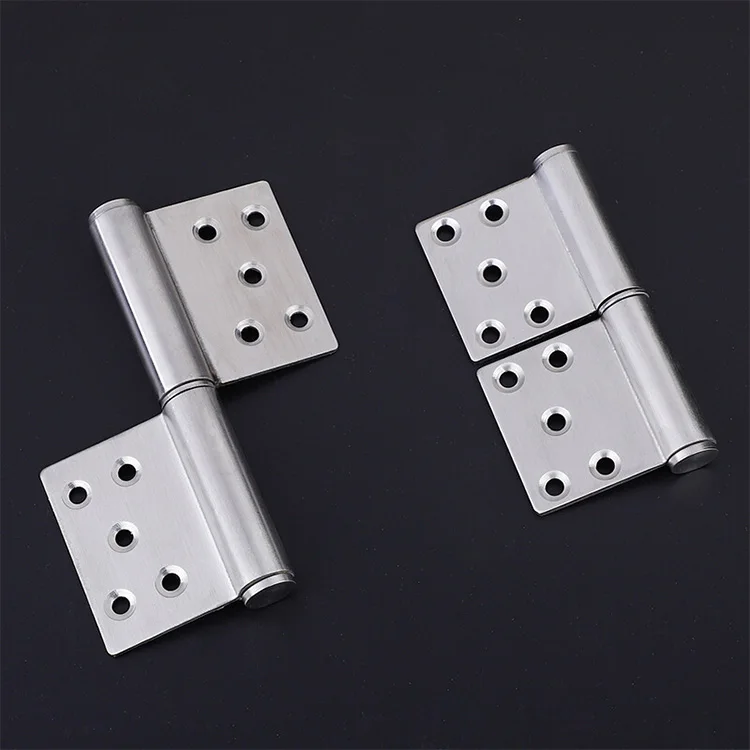 Stainless Steel 360 Degree Rotation Door Flag Hinge 2 Part Pressed Flag Hinge Lift Off Hinge