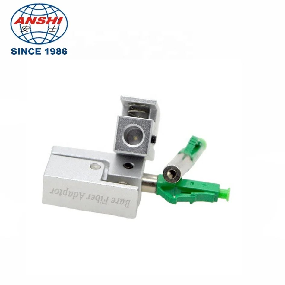 Low Price LC UPC/APC Square Bare Adapter Flange Temporary Succeeded Test Optic Fiber Coupler Connector OTDR