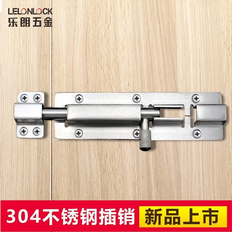 Heavy Duty Stainless Steel 304 Door Bolt For Metal Door Wooden Door Square Latch Lock 8 Inches
